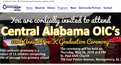 Desktop Screenshot of centralalabamaoic.com